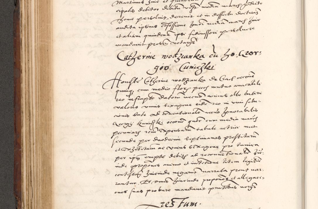 Zdjęcie nr 314 dla obiektu archiwalnego: Acta actorum causarum, sententiarum tam diffinitivarum quam interlocutoriam, obligationum, constitutionum, contractuum etc. coram reverendo patre domino Petro Porembski preposito Oswieczimensi, canonico et officiali Cracoviensi de anno Domini millesimo DºLº quarto, indictione duodecima, pontificatus sanctissimi in Christo patris et domini nostri domini Julii divina providencia papae eius nominis tercii, anno quarto, a die et mense infrasciptis continuantur