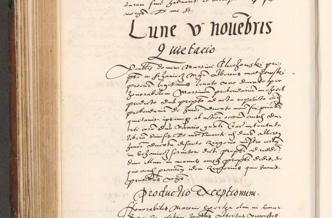Zdjęcie nr 312 dla obiektu archiwalnego: Acta actorum causarum, sententiarum tam diffinitivarum quam interlocutoriam, obligationum, constitutionum, contractuum etc. coram reverendo patre domino Petro Porembski preposito Oswieczimensi, canonico et officiali Cracoviensi de anno Domini millesimo DºLº quarto, indictione duodecima, pontificatus sanctissimi in Christo patris et domini nostri domini Julii divina providencia papae eius nominis tercii, anno quarto, a die et mense infrasciptis continuantur