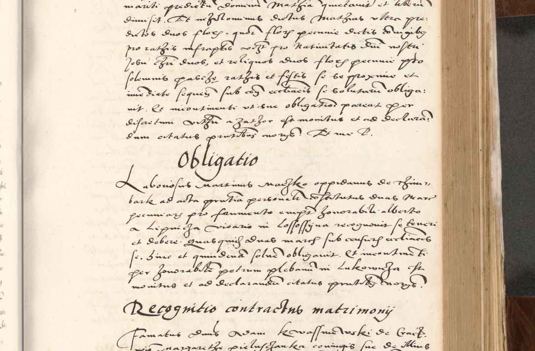 Zdjęcie nr 303 dla obiektu archiwalnego: Acta actorum causarum, sententiarum tam diffinitivarum quam interlocutoriam, obligationum, constitutionum, contractuum etc. coram reverendo patre domino Petro Porembski preposito Oswieczimensi, canonico et officiali Cracoviensi de anno Domini millesimo DºLº quarto, indictione duodecima, pontificatus sanctissimi in Christo patris et domini nostri domini Julii divina providencia papae eius nominis tercii, anno quarto, a die et mense infrasciptis continuantur