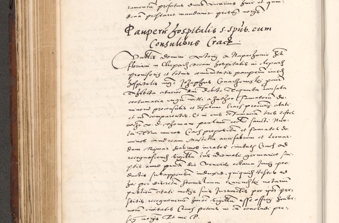 Zdjęcie nr 302 dla obiektu archiwalnego: Acta actorum causarum, sententiarum tam diffinitivarum quam interlocutoriam, obligationum, constitutionum, contractuum etc. coram reverendo patre domino Petro Porembski preposito Oswieczimensi, canonico et officiali Cracoviensi de anno Domini millesimo DºLº quarto, indictione duodecima, pontificatus sanctissimi in Christo patris et domini nostri domini Julii divina providencia papae eius nominis tercii, anno quarto, a die et mense infrasciptis continuantur