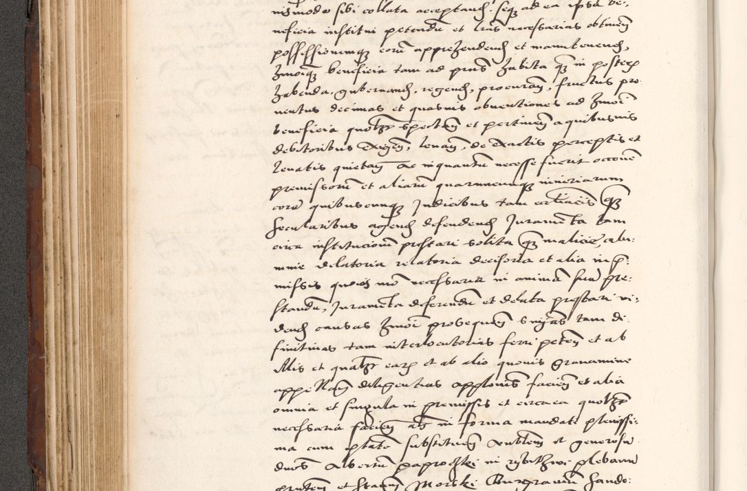 Zdjęcie nr 296 dla obiektu archiwalnego: Acta actorum causarum, sententiarum tam diffinitivarum quam interlocutoriam, obligationum, constitutionum, contractuum etc. coram reverendo patre domino Petro Porembski preposito Oswieczimensi, canonico et officiali Cracoviensi de anno Domini millesimo DºLº quarto, indictione duodecima, pontificatus sanctissimi in Christo patris et domini nostri domini Julii divina providencia papae eius nominis tercii, anno quarto, a die et mense infrasciptis continuantur