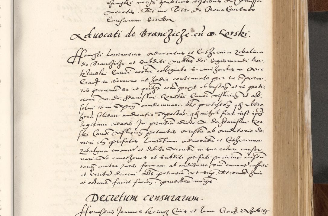 Zdjęcie nr 293 dla obiektu archiwalnego: Acta actorum causarum, sententiarum tam diffinitivarum quam interlocutoriam, obligationum, constitutionum, contractuum etc. coram reverendo patre domino Petro Porembski preposito Oswieczimensi, canonico et officiali Cracoviensi de anno Domini millesimo DºLº quarto, indictione duodecima, pontificatus sanctissimi in Christo patris et domini nostri domini Julii divina providencia papae eius nominis tercii, anno quarto, a die et mense infrasciptis continuantur