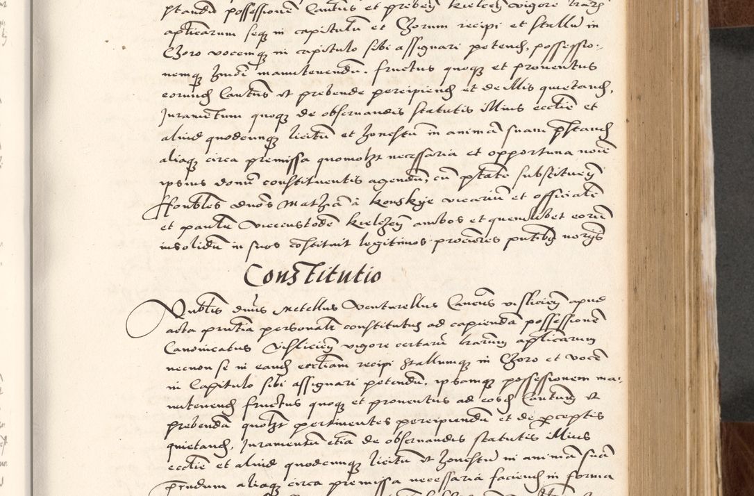 Zdjęcie nr 285 dla obiektu archiwalnego: Acta actorum causarum, sententiarum tam diffinitivarum quam interlocutoriam, obligationum, constitutionum, contractuum etc. coram reverendo patre domino Petro Porembski preposito Oswieczimensi, canonico et officiali Cracoviensi de anno Domini millesimo DºLº quarto, indictione duodecima, pontificatus sanctissimi in Christo patris et domini nostri domini Julii divina providencia papae eius nominis tercii, anno quarto, a die et mense infrasciptis continuantur