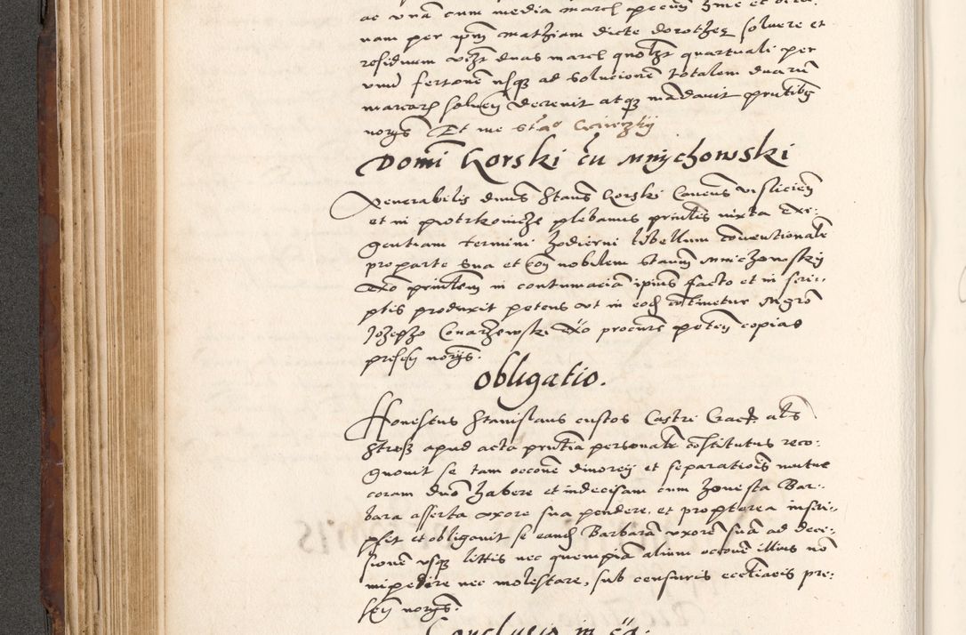 Zdjęcie nr 278 dla obiektu archiwalnego: Acta actorum causarum, sententiarum tam diffinitivarum quam interlocutoriam, obligationum, constitutionum, contractuum etc. coram reverendo patre domino Petro Porembski preposito Oswieczimensi, canonico et officiali Cracoviensi de anno Domini millesimo DºLº quarto, indictione duodecima, pontificatus sanctissimi in Christo patris et domini nostri domini Julii divina providencia papae eius nominis tercii, anno quarto, a die et mense infrasciptis continuantur