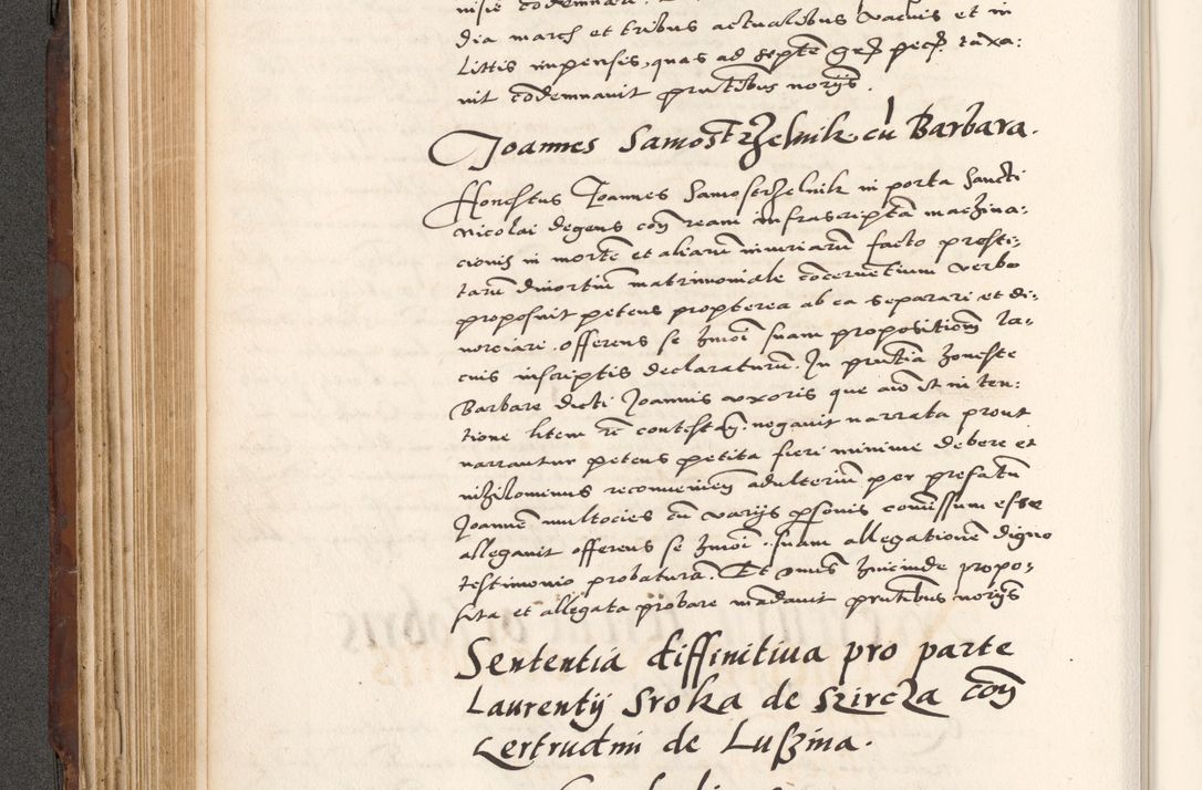 Zdjęcie nr 276 dla obiektu archiwalnego: Acta actorum causarum, sententiarum tam diffinitivarum quam interlocutoriam, obligationum, constitutionum, contractuum etc. coram reverendo patre domino Petro Porembski preposito Oswieczimensi, canonico et officiali Cracoviensi de anno Domini millesimo DºLº quarto, indictione duodecima, pontificatus sanctissimi in Christo patris et domini nostri domini Julii divina providencia papae eius nominis tercii, anno quarto, a die et mense infrasciptis continuantur
