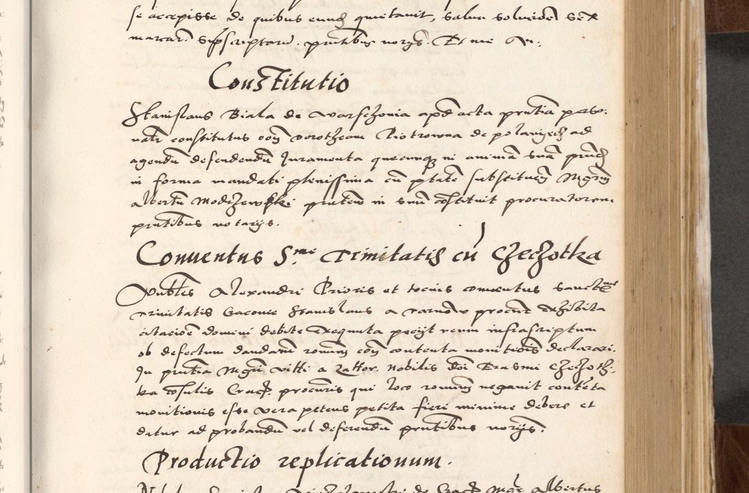 Zdjęcie nr 271 dla obiektu archiwalnego: Acta actorum causarum, sententiarum tam diffinitivarum quam interlocutoriam, obligationum, constitutionum, contractuum etc. coram reverendo patre domino Petro Porembski preposito Oswieczimensi, canonico et officiali Cracoviensi de anno Domini millesimo DºLº quarto, indictione duodecima, pontificatus sanctissimi in Christo patris et domini nostri domini Julii divina providencia papae eius nominis tercii, anno quarto, a die et mense infrasciptis continuantur