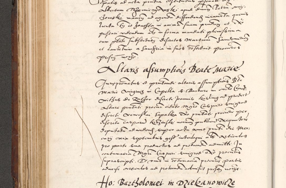 Zdjęcie nr 262 dla obiektu archiwalnego: Acta actorum causarum, sententiarum tam diffinitivarum quam interlocutoriam, obligationum, constitutionum, contractuum etc. coram reverendo patre domino Petro Porembski preposito Oswieczimensi, canonico et officiali Cracoviensi de anno Domini millesimo DºLº quarto, indictione duodecima, pontificatus sanctissimi in Christo patris et domini nostri domini Julii divina providencia papae eius nominis tercii, anno quarto, a die et mense infrasciptis continuantur