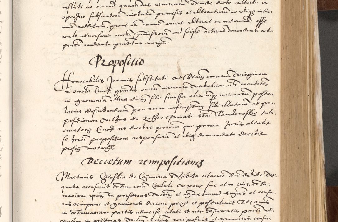 Zdjęcie nr 261 dla obiektu archiwalnego: Acta actorum causarum, sententiarum tam diffinitivarum quam interlocutoriam, obligationum, constitutionum, contractuum etc. coram reverendo patre domino Petro Porembski preposito Oswieczimensi, canonico et officiali Cracoviensi de anno Domini millesimo DºLº quarto, indictione duodecima, pontificatus sanctissimi in Christo patris et domini nostri domini Julii divina providencia papae eius nominis tercii, anno quarto, a die et mense infrasciptis continuantur