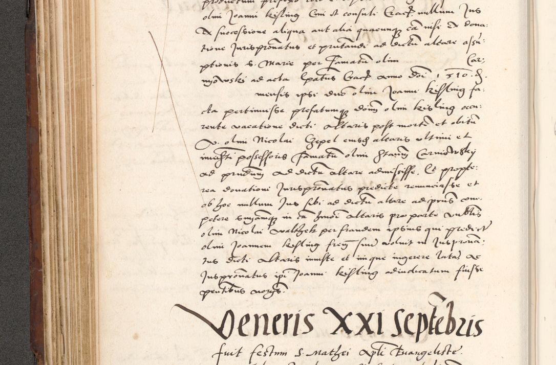 Zdjęcie nr 260 dla obiektu archiwalnego: Acta actorum causarum, sententiarum tam diffinitivarum quam interlocutoriam, obligationum, constitutionum, contractuum etc. coram reverendo patre domino Petro Porembski preposito Oswieczimensi, canonico et officiali Cracoviensi de anno Domini millesimo DºLº quarto, indictione duodecima, pontificatus sanctissimi in Christo patris et domini nostri domini Julii divina providencia papae eius nominis tercii, anno quarto, a die et mense infrasciptis continuantur