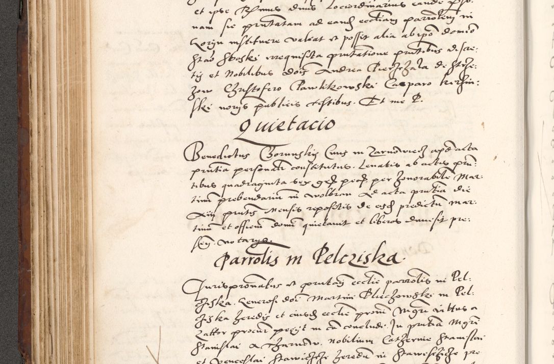 Zdjęcie nr 256 dla obiektu archiwalnego: Acta actorum causarum, sententiarum tam diffinitivarum quam interlocutoriam, obligationum, constitutionum, contractuum etc. coram reverendo patre domino Petro Porembski preposito Oswieczimensi, canonico et officiali Cracoviensi de anno Domini millesimo DºLº quarto, indictione duodecima, pontificatus sanctissimi in Christo patris et domini nostri domini Julii divina providencia papae eius nominis tercii, anno quarto, a die et mense infrasciptis continuantur