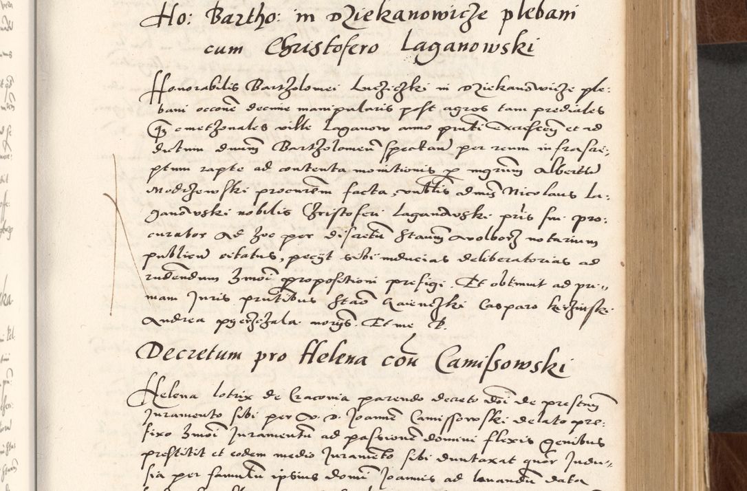 Zdjęcie nr 251 dla obiektu archiwalnego: Acta actorum causarum, sententiarum tam diffinitivarum quam interlocutoriam, obligationum, constitutionum, contractuum etc. coram reverendo patre domino Petro Porembski preposito Oswieczimensi, canonico et officiali Cracoviensi de anno Domini millesimo DºLº quarto, indictione duodecima, pontificatus sanctissimi in Christo patris et domini nostri domini Julii divina providencia papae eius nominis tercii, anno quarto, a die et mense infrasciptis continuantur