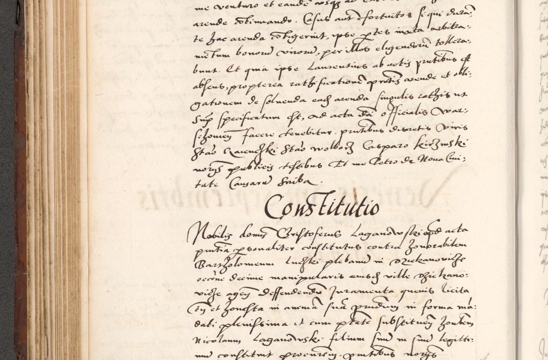 Zdjęcie nr 246 dla obiektu archiwalnego: Acta actorum causarum, sententiarum tam diffinitivarum quam interlocutoriam, obligationum, constitutionum, contractuum etc. coram reverendo patre domino Petro Porembski preposito Oswieczimensi, canonico et officiali Cracoviensi de anno Domini millesimo DºLº quarto, indictione duodecima, pontificatus sanctissimi in Christo patris et domini nostri domini Julii divina providencia papae eius nominis tercii, anno quarto, a die et mense infrasciptis continuantur