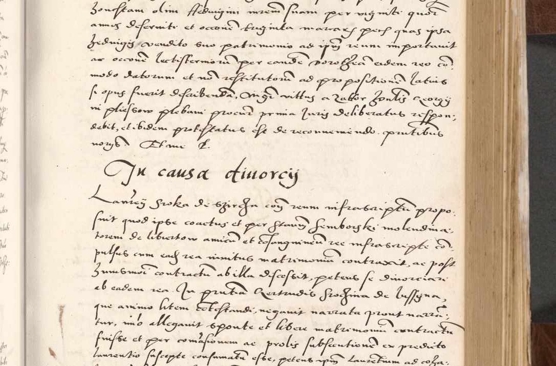 Zdjęcie nr 237 dla obiektu archiwalnego: Acta actorum causarum, sententiarum tam diffinitivarum quam interlocutoriam, obligationum, constitutionum, contractuum etc. coram reverendo patre domino Petro Porembski preposito Oswieczimensi, canonico et officiali Cracoviensi de anno Domini millesimo DºLº quarto, indictione duodecima, pontificatus sanctissimi in Christo patris et domini nostri domini Julii divina providencia papae eius nominis tercii, anno quarto, a die et mense infrasciptis continuantur