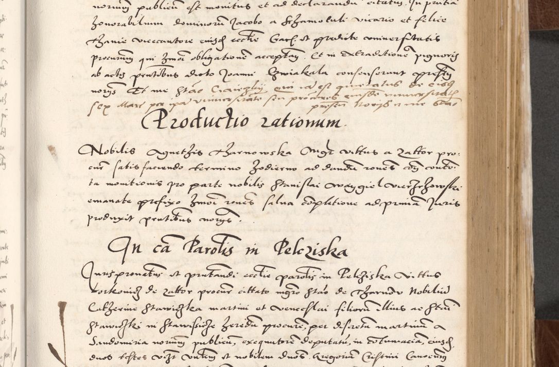 Zdjęcie nr 239 dla obiektu archiwalnego: Acta actorum causarum, sententiarum tam diffinitivarum quam interlocutoriam, obligationum, constitutionum, contractuum etc. coram reverendo patre domino Petro Porembski preposito Oswieczimensi, canonico et officiali Cracoviensi de anno Domini millesimo DºLº quarto, indictione duodecima, pontificatus sanctissimi in Christo patris et domini nostri domini Julii divina providencia papae eius nominis tercii, anno quarto, a die et mense infrasciptis continuantur