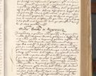 Zdjęcie nr 229 dla obiektu archiwalnego: Acta actorum causarum, sententiarum tam diffinitivarum quam interlocutoriam, obligationum, constitutionum, contractuum etc. coram reverendo patre domino Petro Porembski preposito Oswieczimensi, canonico et officiali Cracoviensi de anno Domini millesimo DºLº quarto, indictione duodecima, pontificatus sanctissimi in Christo patris et domini nostri domini Julii divina providencia papae eius nominis tercii, anno quarto, a die et mense infrasciptis continuantur
