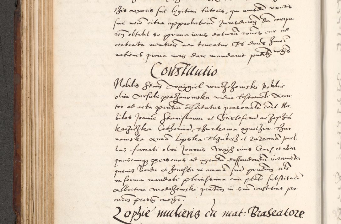 Zdjęcie nr 232 dla obiektu archiwalnego: Acta actorum causarum, sententiarum tam diffinitivarum quam interlocutoriam, obligationum, constitutionum, contractuum etc. coram reverendo patre domino Petro Porembski preposito Oswieczimensi, canonico et officiali Cracoviensi de anno Domini millesimo DºLº quarto, indictione duodecima, pontificatus sanctissimi in Christo patris et domini nostri domini Julii divina providencia papae eius nominis tercii, anno quarto, a die et mense infrasciptis continuantur