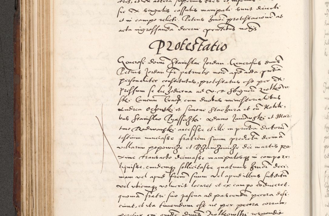 Zdjęcie nr 228 dla obiektu archiwalnego: Acta actorum causarum, sententiarum tam diffinitivarum quam interlocutoriam, obligationum, constitutionum, contractuum etc. coram reverendo patre domino Petro Porembski preposito Oswieczimensi, canonico et officiali Cracoviensi de anno Domini millesimo DºLº quarto, indictione duodecima, pontificatus sanctissimi in Christo patris et domini nostri domini Julii divina providencia papae eius nominis tercii, anno quarto, a die et mense infrasciptis continuantur