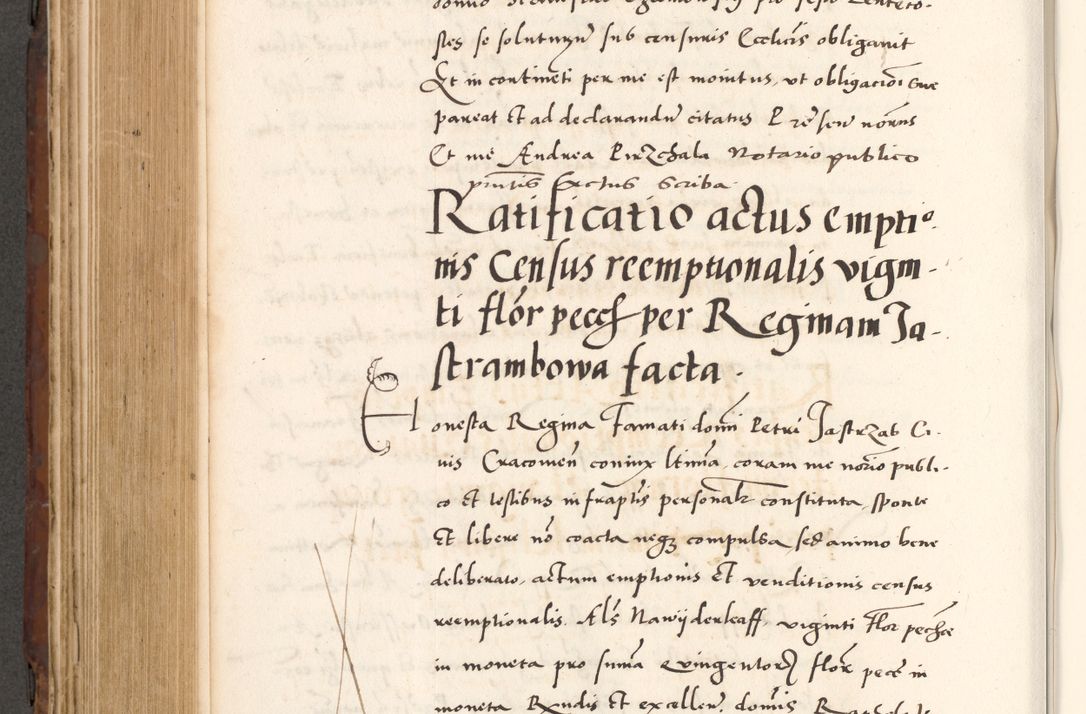 Zdjęcie nr 604 dla obiektu archiwalnego: Acta actorum causarum, sententiarum tam diffinitivarum quam interlocutoriam, obligationum, constitutionum, contractuum etc. coram reverendo patre domino Petro Porembski preposito Oswieczimensi, canonico et officiali Cracoviensi de anno Domini millesimo DºLº quarto, indictione duodecima, pontificatus sanctissimi in Christo patris et domini nostri domini Julii divina providencia papae eius nominis tercii, anno quarto, a die et mense infrasciptis continuantur