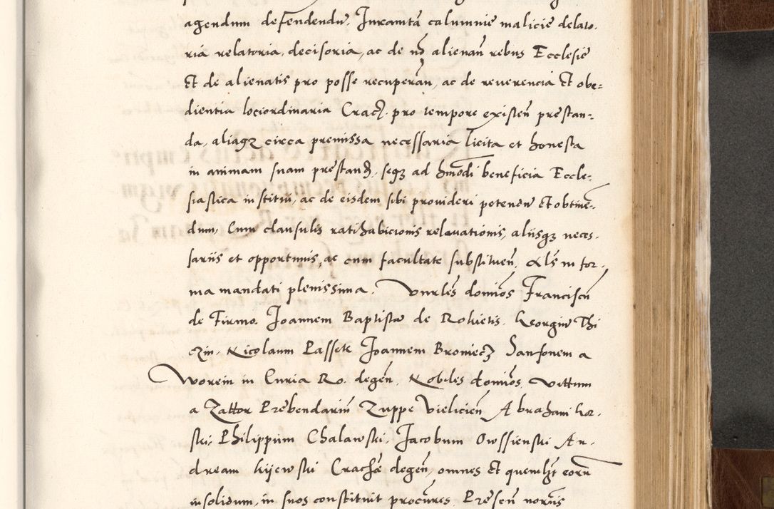 Zdjęcie nr 603 dla obiektu archiwalnego: Acta actorum causarum, sententiarum tam diffinitivarum quam interlocutoriam, obligationum, constitutionum, contractuum etc. coram reverendo patre domino Petro Porembski preposito Oswieczimensi, canonico et officiali Cracoviensi de anno Domini millesimo DºLº quarto, indictione duodecima, pontificatus sanctissimi in Christo patris et domini nostri domini Julii divina providencia papae eius nominis tercii, anno quarto, a die et mense infrasciptis continuantur