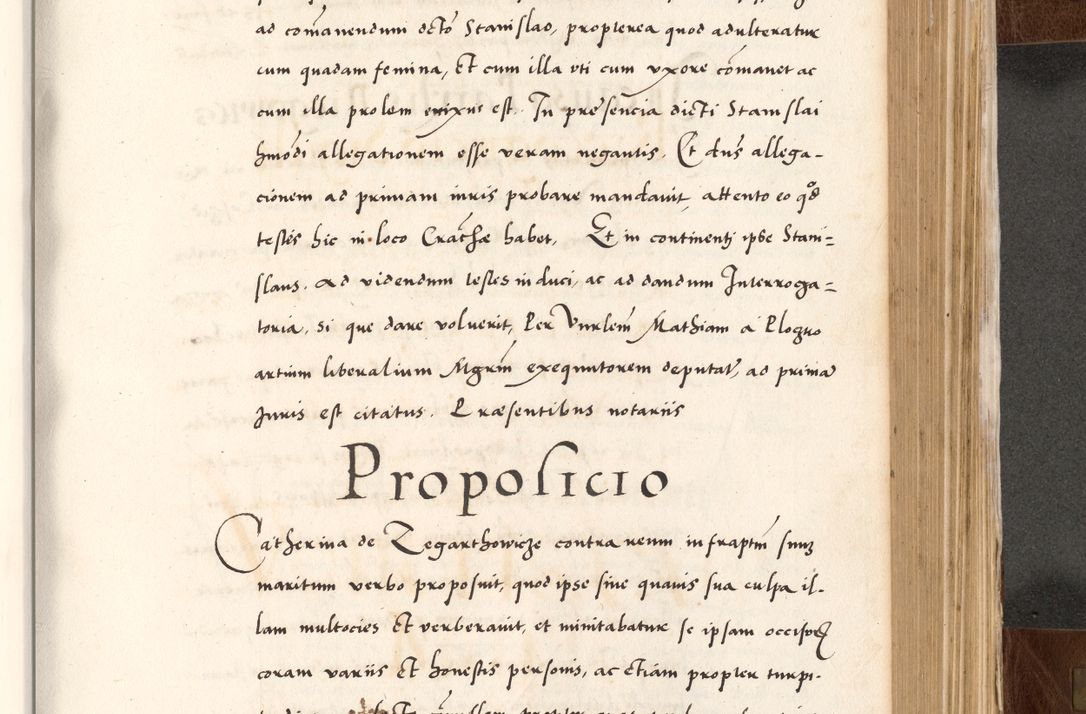 Zdjęcie nr 591 dla obiektu archiwalnego: Acta actorum causarum, sententiarum tam diffinitivarum quam interlocutoriam, obligationum, constitutionum, contractuum etc. coram reverendo patre domino Petro Porembski preposito Oswieczimensi, canonico et officiali Cracoviensi de anno Domini millesimo DºLº quarto, indictione duodecima, pontificatus sanctissimi in Christo patris et domini nostri domini Julii divina providencia papae eius nominis tercii, anno quarto, a die et mense infrasciptis continuantur