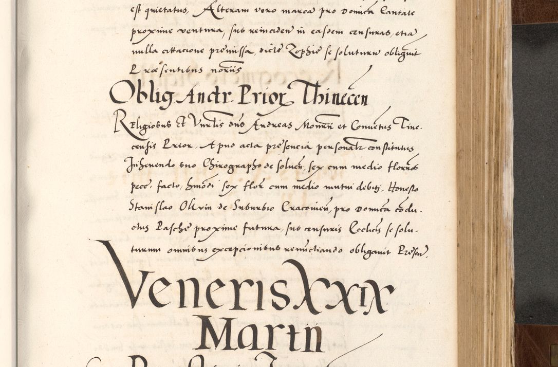 Zdjęcie nr 589 dla obiektu archiwalnego: Acta actorum causarum, sententiarum tam diffinitivarum quam interlocutoriam, obligationum, constitutionum, contractuum etc. coram reverendo patre domino Petro Porembski preposito Oswieczimensi, canonico et officiali Cracoviensi de anno Domini millesimo DºLº quarto, indictione duodecima, pontificatus sanctissimi in Christo patris et domini nostri domini Julii divina providencia papae eius nominis tercii, anno quarto, a die et mense infrasciptis continuantur