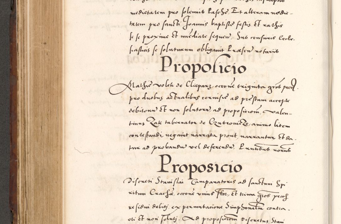 Zdjęcie nr 584 dla obiektu archiwalnego: Acta actorum causarum, sententiarum tam diffinitivarum quam interlocutoriam, obligationum, constitutionum, contractuum etc. coram reverendo patre domino Petro Porembski preposito Oswieczimensi, canonico et officiali Cracoviensi de anno Domini millesimo DºLº quarto, indictione duodecima, pontificatus sanctissimi in Christo patris et domini nostri domini Julii divina providencia papae eius nominis tercii, anno quarto, a die et mense infrasciptis continuantur