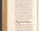 Zdjęcie nr 580 dla obiektu archiwalnego: Acta actorum causarum, sententiarum tam diffinitivarum quam interlocutoriam, obligationum, constitutionum, contractuum etc. coram reverendo patre domino Petro Porembski preposito Oswieczimensi, canonico et officiali Cracoviensi de anno Domini millesimo DºLº quarto, indictione duodecima, pontificatus sanctissimi in Christo patris et domini nostri domini Julii divina providencia papae eius nominis tercii, anno quarto, a die et mense infrasciptis continuantur