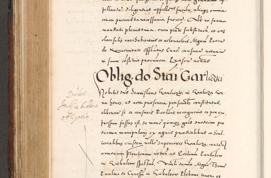 Zdjęcie nr 576 dla obiektu archiwalnego: Acta actorum causarum, sententiarum tam diffinitivarum quam interlocutoriam, obligationum, constitutionum, contractuum etc. coram reverendo patre domino Petro Porembski preposito Oswieczimensi, canonico et officiali Cracoviensi de anno Domini millesimo DºLº quarto, indictione duodecima, pontificatus sanctissimi in Christo patris et domini nostri domini Julii divina providencia papae eius nominis tercii, anno quarto, a die et mense infrasciptis continuantur