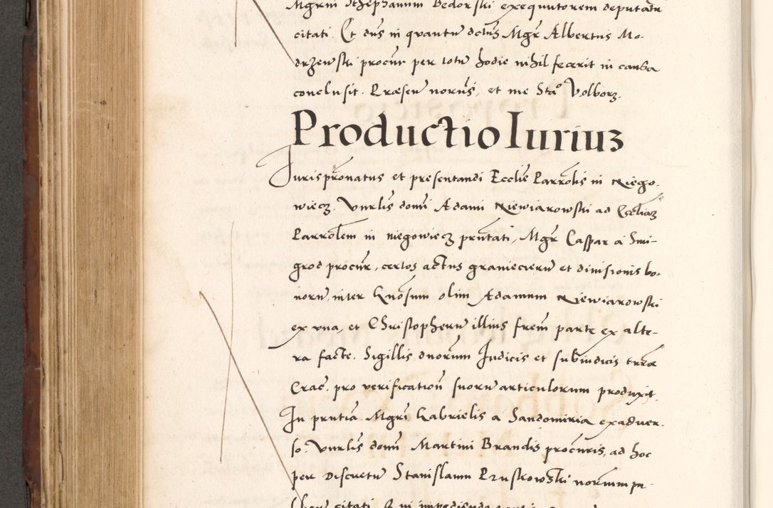Zdjęcie nr 570 dla obiektu archiwalnego: Acta actorum causarum, sententiarum tam diffinitivarum quam interlocutoriam, obligationum, constitutionum, contractuum etc. coram reverendo patre domino Petro Porembski preposito Oswieczimensi, canonico et officiali Cracoviensi de anno Domini millesimo DºLº quarto, indictione duodecima, pontificatus sanctissimi in Christo patris et domini nostri domini Julii divina providencia papae eius nominis tercii, anno quarto, a die et mense infrasciptis continuantur