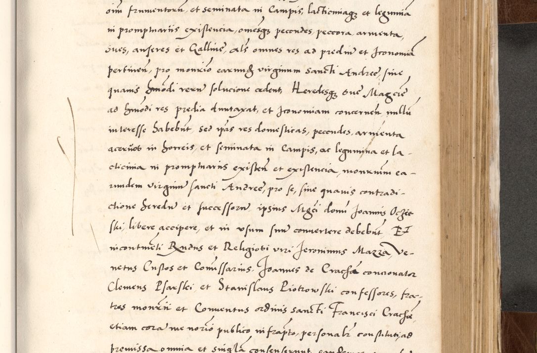 Zdjęcie nr 553 dla obiektu archiwalnego: Acta actorum causarum, sententiarum tam diffinitivarum quam interlocutoriam, obligationum, constitutionum, contractuum etc. coram reverendo patre domino Petro Porembski preposito Oswieczimensi, canonico et officiali Cracoviensi de anno Domini millesimo DºLº quarto, indictione duodecima, pontificatus sanctissimi in Christo patris et domini nostri domini Julii divina providencia papae eius nominis tercii, anno quarto, a die et mense infrasciptis continuantur