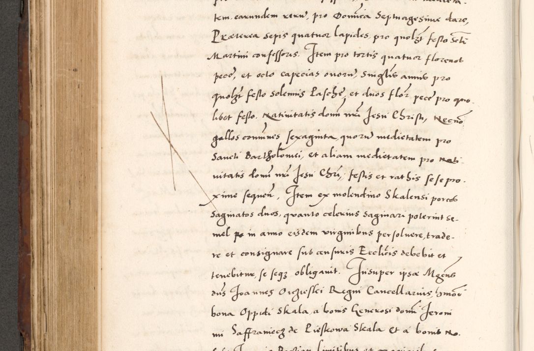 Zdjęcie nr 552 dla obiektu archiwalnego: Acta actorum causarum, sententiarum tam diffinitivarum quam interlocutoriam, obligationum, constitutionum, contractuum etc. coram reverendo patre domino Petro Porembski preposito Oswieczimensi, canonico et officiali Cracoviensi de anno Domini millesimo DºLº quarto, indictione duodecima, pontificatus sanctissimi in Christo patris et domini nostri domini Julii divina providencia papae eius nominis tercii, anno quarto, a die et mense infrasciptis continuantur