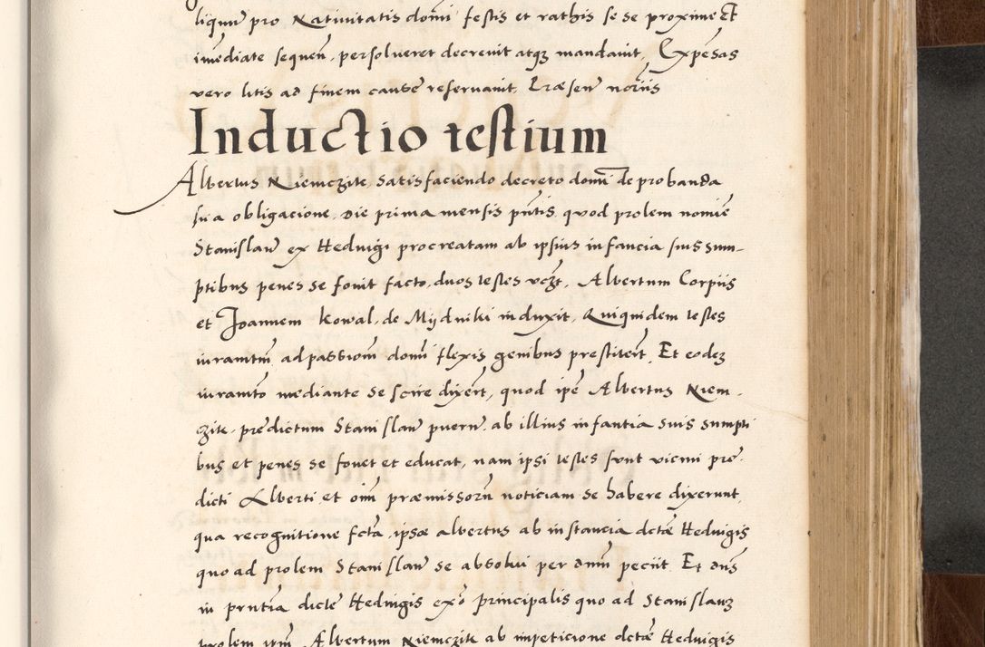 Zdjęcie nr 537 dla obiektu archiwalnego: Acta actorum causarum, sententiarum tam diffinitivarum quam interlocutoriam, obligationum, constitutionum, contractuum etc. coram reverendo patre domino Petro Porembski preposito Oswieczimensi, canonico et officiali Cracoviensi de anno Domini millesimo DºLº quarto, indictione duodecima, pontificatus sanctissimi in Christo patris et domini nostri domini Julii divina providencia papae eius nominis tercii, anno quarto, a die et mense infrasciptis continuantur