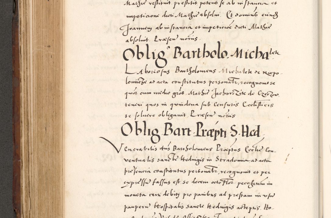 Zdjęcie nr 530 dla obiektu archiwalnego: Acta actorum causarum, sententiarum tam diffinitivarum quam interlocutoriam, obligationum, constitutionum, contractuum etc. coram reverendo patre domino Petro Porembski preposito Oswieczimensi, canonico et officiali Cracoviensi de anno Domini millesimo DºLº quarto, indictione duodecima, pontificatus sanctissimi in Christo patris et domini nostri domini Julii divina providencia papae eius nominis tercii, anno quarto, a die et mense infrasciptis continuantur