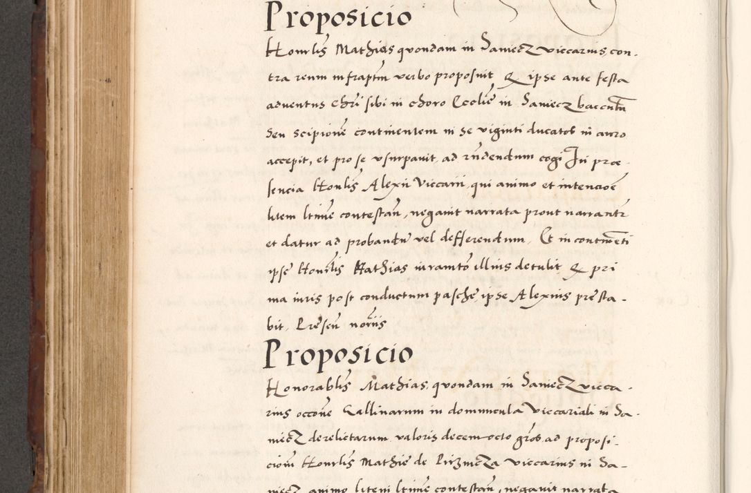 Zdjęcie nr 508 dla obiektu archiwalnego: Acta actorum causarum, sententiarum tam diffinitivarum quam interlocutoriam, obligationum, constitutionum, contractuum etc. coram reverendo patre domino Petro Porembski preposito Oswieczimensi, canonico et officiali Cracoviensi de anno Domini millesimo DºLº quarto, indictione duodecima, pontificatus sanctissimi in Christo patris et domini nostri domini Julii divina providencia papae eius nominis tercii, anno quarto, a die et mense infrasciptis continuantur
