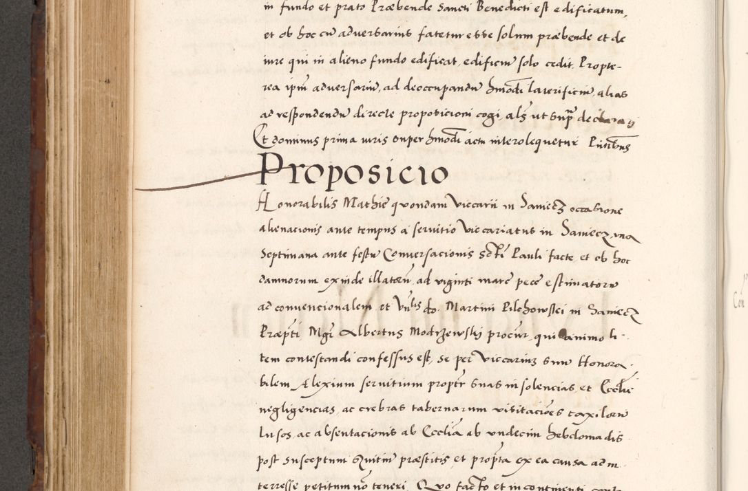 Zdjęcie nr 506 dla obiektu archiwalnego: Acta actorum causarum, sententiarum tam diffinitivarum quam interlocutoriam, obligationum, constitutionum, contractuum etc. coram reverendo patre domino Petro Porembski preposito Oswieczimensi, canonico et officiali Cracoviensi de anno Domini millesimo DºLº quarto, indictione duodecima, pontificatus sanctissimi in Christo patris et domini nostri domini Julii divina providencia papae eius nominis tercii, anno quarto, a die et mense infrasciptis continuantur