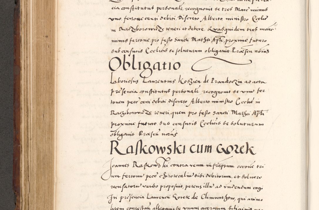 Zdjęcie nr 492 dla obiektu archiwalnego: Acta actorum causarum, sententiarum tam diffinitivarum quam interlocutoriam, obligationum, constitutionum, contractuum etc. coram reverendo patre domino Petro Porembski preposito Oswieczimensi, canonico et officiali Cracoviensi de anno Domini millesimo DºLº quarto, indictione duodecima, pontificatus sanctissimi in Christo patris et domini nostri domini Julii divina providencia papae eius nominis tercii, anno quarto, a die et mense infrasciptis continuantur
