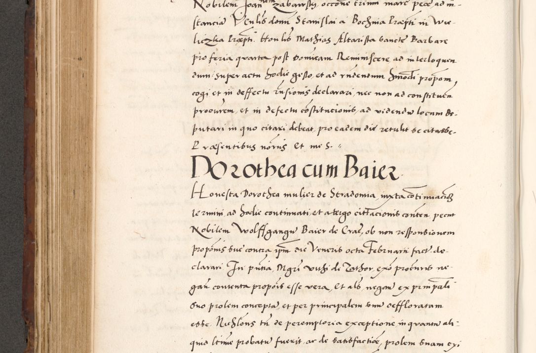 Zdjęcie nr 490 dla obiektu archiwalnego: Acta actorum causarum, sententiarum tam diffinitivarum quam interlocutoriam, obligationum, constitutionum, contractuum etc. coram reverendo patre domino Petro Porembski preposito Oswieczimensi, canonico et officiali Cracoviensi de anno Domini millesimo DºLº quarto, indictione duodecima, pontificatus sanctissimi in Christo patris et domini nostri domini Julii divina providencia papae eius nominis tercii, anno quarto, a die et mense infrasciptis continuantur