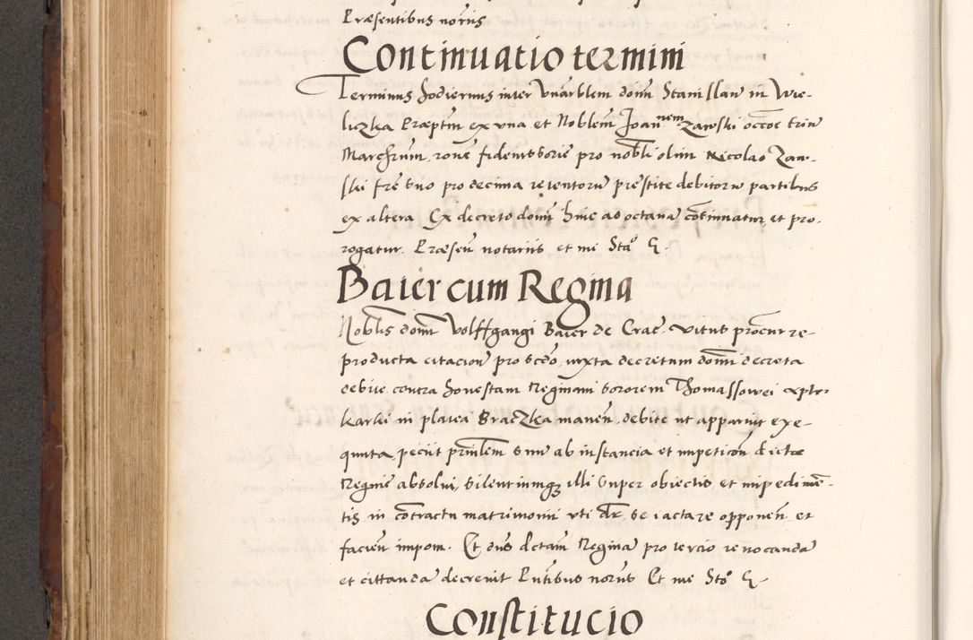 Zdjęcie nr 482 dla obiektu archiwalnego: Acta actorum causarum, sententiarum tam diffinitivarum quam interlocutoriam, obligationum, constitutionum, contractuum etc. coram reverendo patre domino Petro Porembski preposito Oswieczimensi, canonico et officiali Cracoviensi de anno Domini millesimo DºLº quarto, indictione duodecima, pontificatus sanctissimi in Christo patris et domini nostri domini Julii divina providencia papae eius nominis tercii, anno quarto, a die et mense infrasciptis continuantur