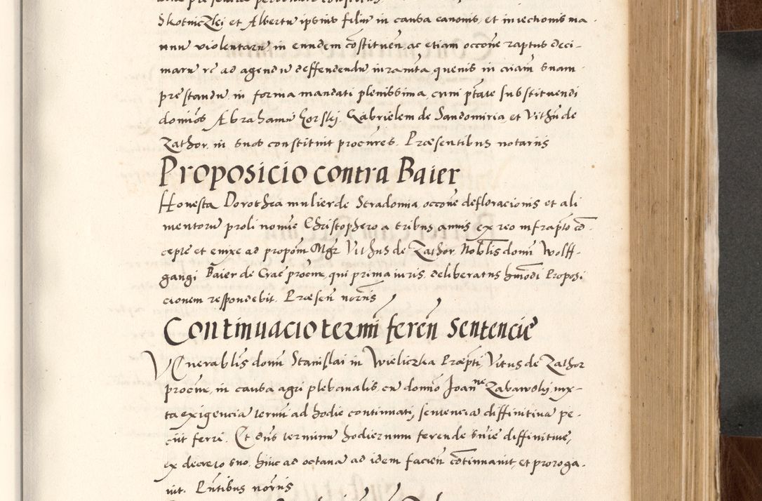 Zdjęcie nr 481 dla obiektu archiwalnego: Acta actorum causarum, sententiarum tam diffinitivarum quam interlocutoriam, obligationum, constitutionum, contractuum etc. coram reverendo patre domino Petro Porembski preposito Oswieczimensi, canonico et officiali Cracoviensi de anno Domini millesimo DºLº quarto, indictione duodecima, pontificatus sanctissimi in Christo patris et domini nostri domini Julii divina providencia papae eius nominis tercii, anno quarto, a die et mense infrasciptis continuantur