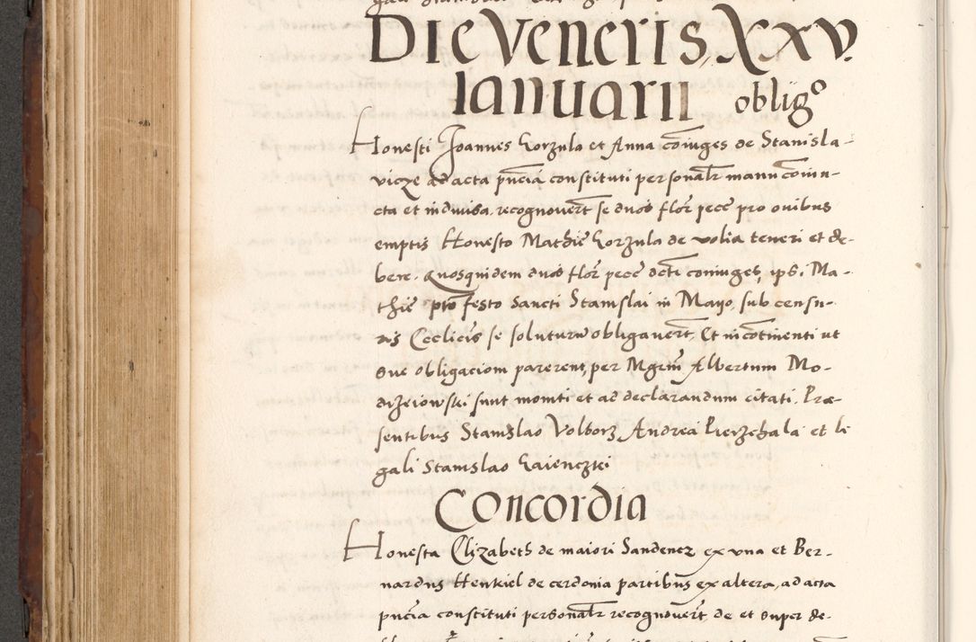 Zdjęcie nr 456 dla obiektu archiwalnego: Acta actorum causarum, sententiarum tam diffinitivarum quam interlocutoriam, obligationum, constitutionum, contractuum etc. coram reverendo patre domino Petro Porembski preposito Oswieczimensi, canonico et officiali Cracoviensi de anno Domini millesimo DºLº quarto, indictione duodecima, pontificatus sanctissimi in Christo patris et domini nostri domini Julii divina providencia papae eius nominis tercii, anno quarto, a die et mense infrasciptis continuantur