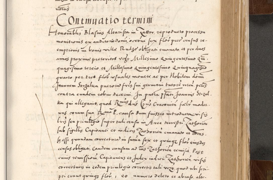 Zdjęcie nr 451 dla obiektu archiwalnego: Acta actorum causarum, sententiarum tam diffinitivarum quam interlocutoriam, obligationum, constitutionum, contractuum etc. coram reverendo patre domino Petro Porembski preposito Oswieczimensi, canonico et officiali Cracoviensi de anno Domini millesimo DºLº quarto, indictione duodecima, pontificatus sanctissimi in Christo patris et domini nostri domini Julii divina providencia papae eius nominis tercii, anno quarto, a die et mense infrasciptis continuantur