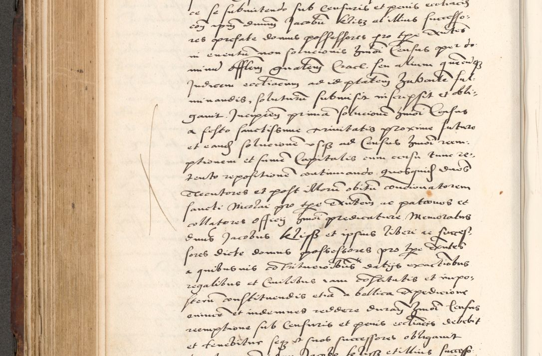 Zdjęcie nr 446 dla obiektu archiwalnego: Acta actorum causarum, sententiarum tam diffinitivarum quam interlocutoriam, obligationum, constitutionum, contractuum etc. coram reverendo patre domino Petro Porembski preposito Oswieczimensi, canonico et officiali Cracoviensi de anno Domini millesimo DºLº quarto, indictione duodecima, pontificatus sanctissimi in Christo patris et domini nostri domini Julii divina providencia papae eius nominis tercii, anno quarto, a die et mense infrasciptis continuantur