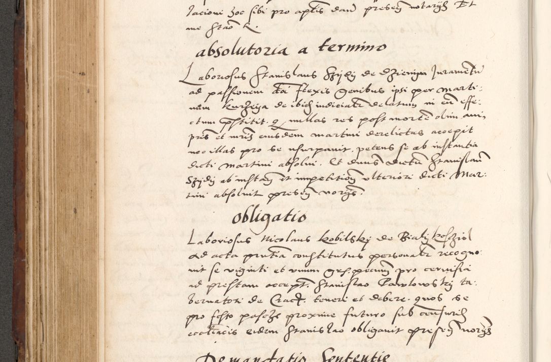 Zdjęcie nr 440 dla obiektu archiwalnego: Acta actorum causarum, sententiarum tam diffinitivarum quam interlocutoriam, obligationum, constitutionum, contractuum etc. coram reverendo patre domino Petro Porembski preposito Oswieczimensi, canonico et officiali Cracoviensi de anno Domini millesimo DºLº quarto, indictione duodecima, pontificatus sanctissimi in Christo patris et domini nostri domini Julii divina providencia papae eius nominis tercii, anno quarto, a die et mense infrasciptis continuantur