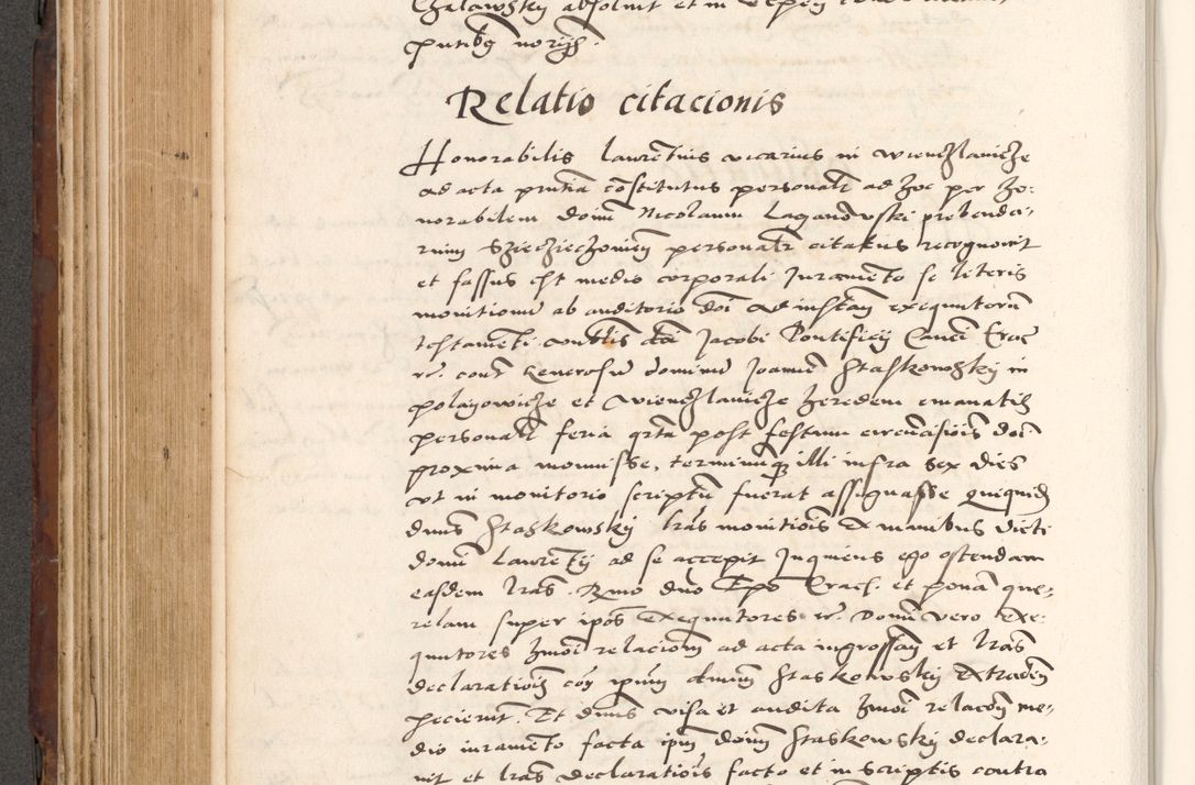 Zdjęcie nr 434 dla obiektu archiwalnego: Acta actorum causarum, sententiarum tam diffinitivarum quam interlocutoriam, obligationum, constitutionum, contractuum etc. coram reverendo patre domino Petro Porembski preposito Oswieczimensi, canonico et officiali Cracoviensi de anno Domini millesimo DºLº quarto, indictione duodecima, pontificatus sanctissimi in Christo patris et domini nostri domini Julii divina providencia papae eius nominis tercii, anno quarto, a die et mense infrasciptis continuantur