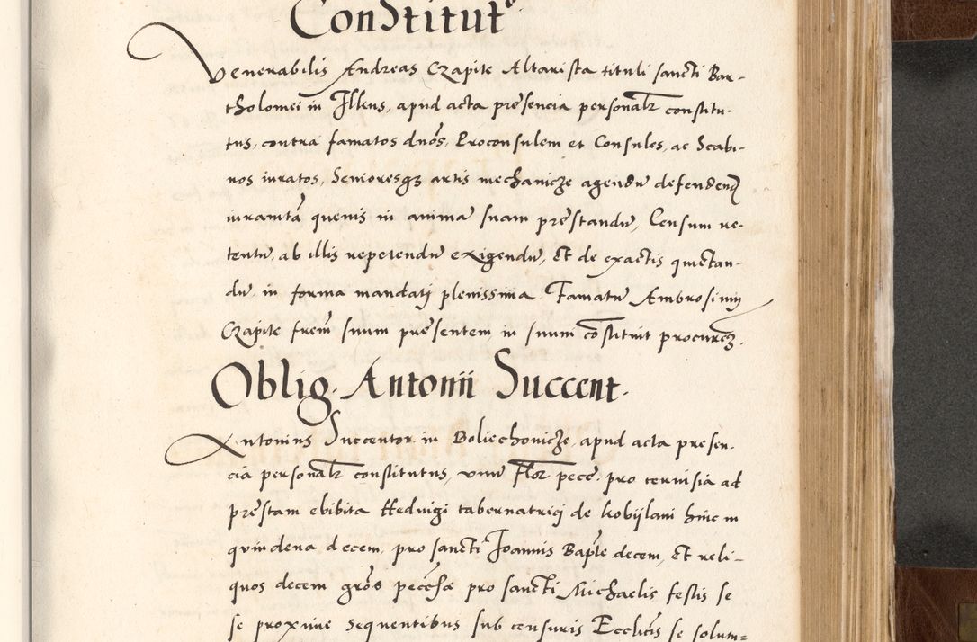 Zdjęcie nr 613 dla obiektu archiwalnego: Acta actorum causarum, sententiarum tam diffinitivarum quam interlocutoriam, obligationum, constitutionum, contractuum etc. coram reverendo patre domino Petro Porembski preposito Oswieczimensi, canonico et officiali Cracoviensi de anno Domini millesimo DºLº quarto, indictione duodecima, pontificatus sanctissimi in Christo patris et domini nostri domini Julii divina providencia papae eius nominis tercii, anno quarto, a die et mense infrasciptis continuantur