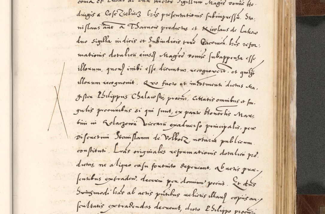 Zdjęcie nr 807 dla obiektu archiwalnego: Acta actorum causarum, sententiarum tam diffinitivarum quam interlocutoriam, obligationum, constitutionum, contractuum etc. coram reverendo patre domino Petro Porembski preposito Oswieczimensi, canonico et officiali Cracoviensi de anno Domini millesimo DºLº quarto, indictione duodecima, pontificatus sanctissimi in Christo patris et domini nostri domini Julii divina providencia papae eius nominis tercii, anno quarto, a die et mense infrasciptis continuantur