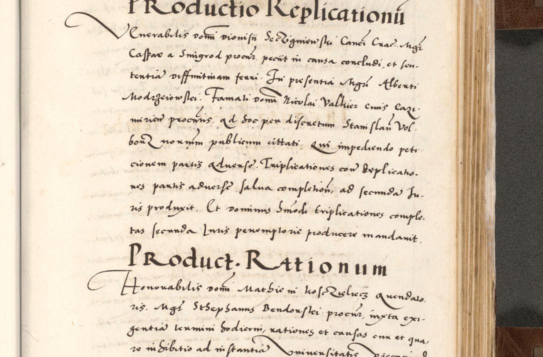 Zdjęcie nr 803 dla obiektu archiwalnego: Acta actorum causarum, sententiarum tam diffinitivarum quam interlocutoriam, obligationum, constitutionum, contractuum etc. coram reverendo patre domino Petro Porembski preposito Oswieczimensi, canonico et officiali Cracoviensi de anno Domini millesimo DºLº quarto, indictione duodecima, pontificatus sanctissimi in Christo patris et domini nostri domini Julii divina providencia papae eius nominis tercii, anno quarto, a die et mense infrasciptis continuantur