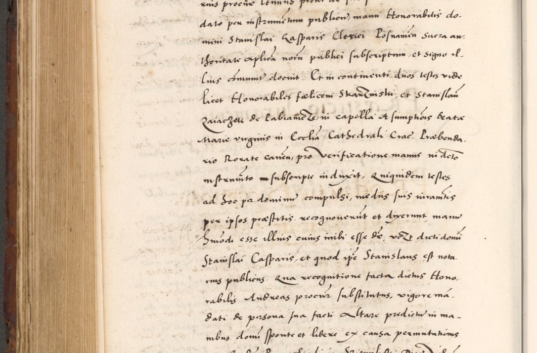 Zdjęcie nr 790 dla obiektu archiwalnego: Acta actorum causarum, sententiarum tam diffinitivarum quam interlocutoriam, obligationum, constitutionum, contractuum etc. coram reverendo patre domino Petro Porembski preposito Oswieczimensi, canonico et officiali Cracoviensi de anno Domini millesimo DºLº quarto, indictione duodecima, pontificatus sanctissimi in Christo patris et domini nostri domini Julii divina providencia papae eius nominis tercii, anno quarto, a die et mense infrasciptis continuantur