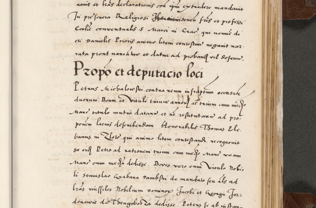 Zdjęcie nr 781 dla obiektu archiwalnego: Acta actorum causarum, sententiarum tam diffinitivarum quam interlocutoriam, obligationum, constitutionum, contractuum etc. coram reverendo patre domino Petro Porembski preposito Oswieczimensi, canonico et officiali Cracoviensi de anno Domini millesimo DºLº quarto, indictione duodecima, pontificatus sanctissimi in Christo patris et domini nostri domini Julii divina providencia papae eius nominis tercii, anno quarto, a die et mense infrasciptis continuantur