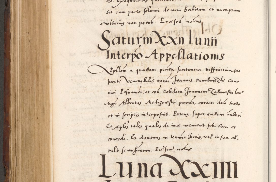 Zdjęcie nr 776 dla obiektu archiwalnego: Acta actorum causarum, sententiarum tam diffinitivarum quam interlocutoriam, obligationum, constitutionum, contractuum etc. coram reverendo patre domino Petro Porembski preposito Oswieczimensi, canonico et officiali Cracoviensi de anno Domini millesimo DºLº quarto, indictione duodecima, pontificatus sanctissimi in Christo patris et domini nostri domini Julii divina providencia papae eius nominis tercii, anno quarto, a die et mense infrasciptis continuantur